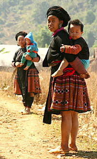 Hmong-Frauen Hmong-Frauen