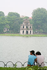 Pärchen am Hoan Kiem See